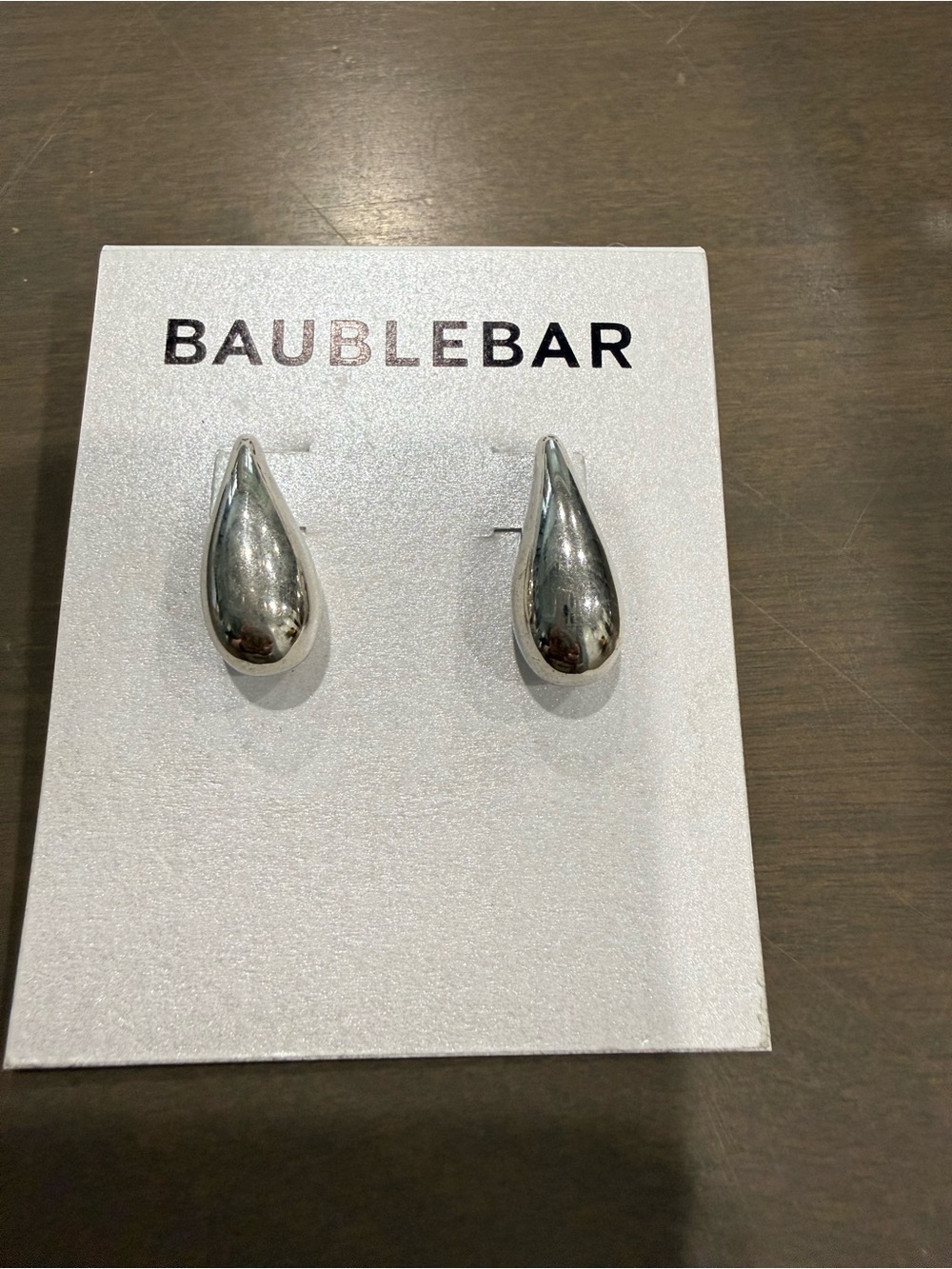 Baublebar NWT Ella Teardrop post earrings